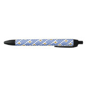 Stylo Noir Écran à bille du drapeau de l'Uruguay (Bas)