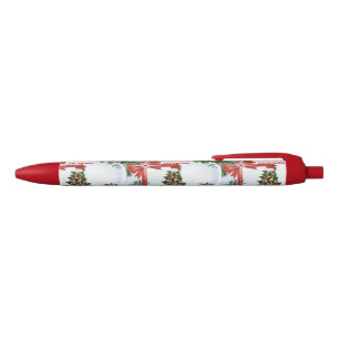 Stylo Noir Écran d'écriture de Noël décembre