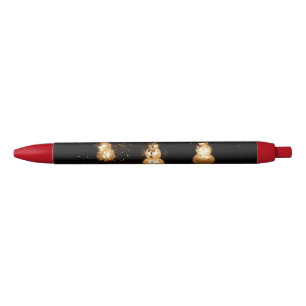 Stylo Noir Écran Luminaire Snowman
