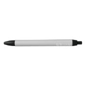 Stylo Noir Écrans gris clair personnalisés (Devant)