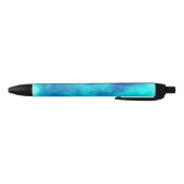 Stylo Noir Effet nuage tempête élégant en bleu (Bas)
