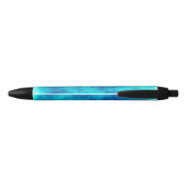 Stylo Noir Effet nuage tempête élégant en bleu (Dos)