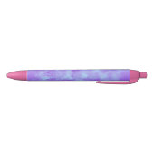 Stylo Noir Effet nuage tempête élégant en violet (Bas)