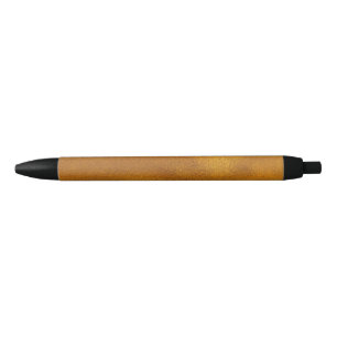 Stylo Noir Effet Or