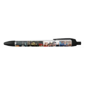 Stylo Noir Effrayant Ajouter Votre Propre Monogramme Photo Ha (Haut)
