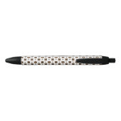 Stylo Noir Elegant and Classic Pattern Design Black Ink Pen (Dos)