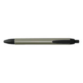 Stylo Noir Elegant Minimalist Olive Green Monogram (Dos)