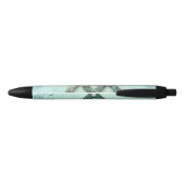 Stylo Noir Élégant noeud céleste (Dos)