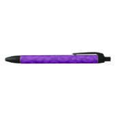 Stylo Noir Elegant Purple Glitter  (Haut)