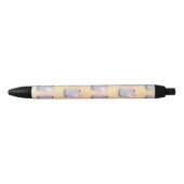 Stylo Noir Eléphant Bébé mignon (Devant)