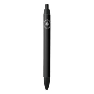 Stylo Noir Emblème de franc-maçonnerie