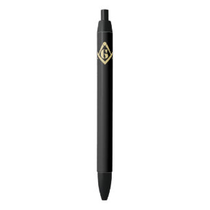 Stylo Noir emblème de la franc-maçonnerie