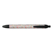 Stylo Noir emblèmes nationaux (Dos)