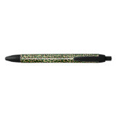 Stylo Noir Emerald et Gold Safari Series Design 8 (Dos)