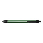 Stylo Noir Emerald Green Nom Titre Entreprise Typographie (Dos)