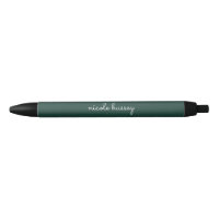 Émeraude verte | Moderne Monogramme élégant