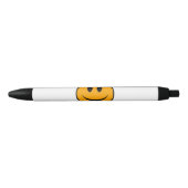Stylo Noir Emoji du visage souriant (Devant)
