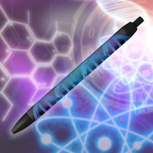 Stylo Noir empreinte ADN CSI science moderne modèle