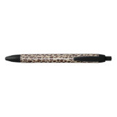 Stylo Noir Empreinte de léopard (Dos)