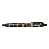 Stylo Noir Empreinte de léopard (Haut)