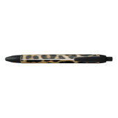Stylo Noir Empreinte de léopard (Dos)