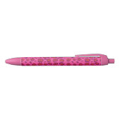 Stylo Noir Empreinte de léopard rose (Haut)