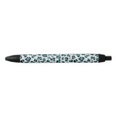 Stylo Noir Empreinte de léopard, Spots de léopard, Leopard bl (Devant)