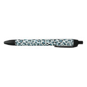 Stylo Noir Empreinte de léopard, Spots de léopard, Leopard bl (Bas)