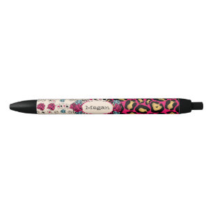 Stylo Noir Empreinte de léopard, style de tatouage