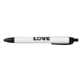 Stylo Noir Empreinte de patte d'amour (Bas)