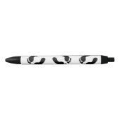 Stylo Noir Empreintes de pieds nus (Devant)