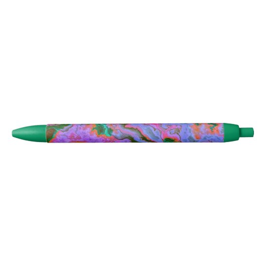 Stylo noir en marbre aigre (Devant)