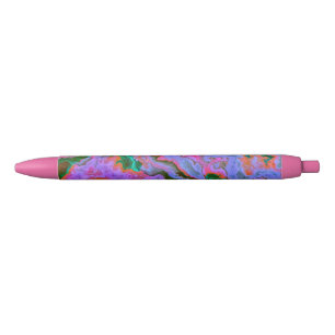 Stylo noir en marbre aigre