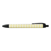 Stylo Noir En vichy jaune pâle et blanc (Haut)