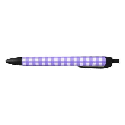 Stylo Noir En vichy périphérique et blanc (Bas)