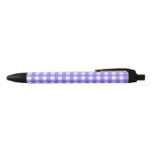 Stylo Noir En vichy périphérique et blanc (Haut)
