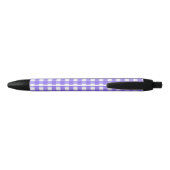 Stylo Noir En vichy périphérique et blanc (Dos)