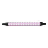 Stylo Noir En vichy rose pâle (Devant)