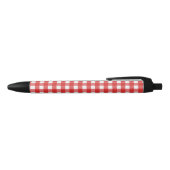 Stylo Noir En vichy rouge et blanc (Haut)