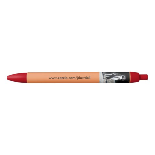 Stylo Noir Enclos de manchots (Devant)