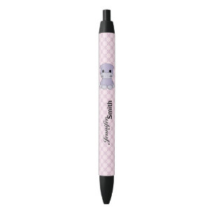 Stylo Noir Enfants mignons de nom de bande dessinée