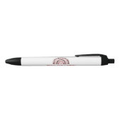Stylo Noir Enseignant Boho Empreinte de léopard arc-en-ciel (Haut)