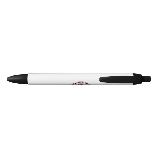 Stylo Noir Enseignant Boho Empreinte de léopard arc-en-ciel (Dos)