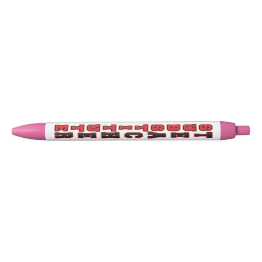 Stylo Noir Enseignant remplaçant (Devant)