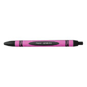 Stylo Noir Enseignant rose Crayon (Devant)