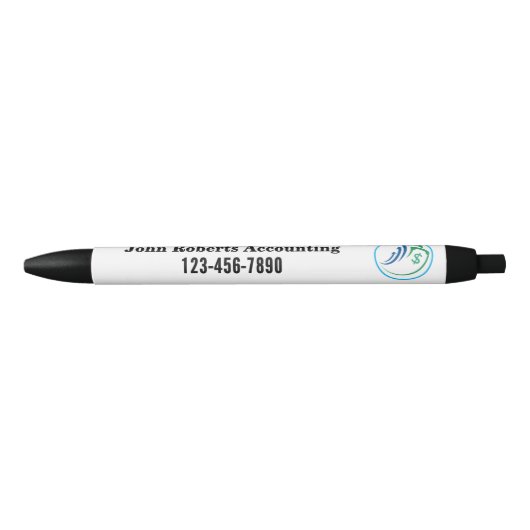 Stylo Noir Entreprise de comptabilité (Devant)