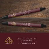 Stylo Noir Entreprise de construction de maisons rouges