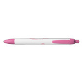 Stylo Noir Équipe Pointe Ballet Pointe Rose (Dos)