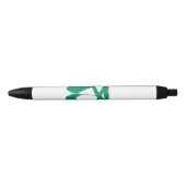Stylo Noir Équipe Pointe Ballet Turquoise (Devant)