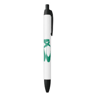 Stylo Noir Équipe Pointe Ballet Turquoise